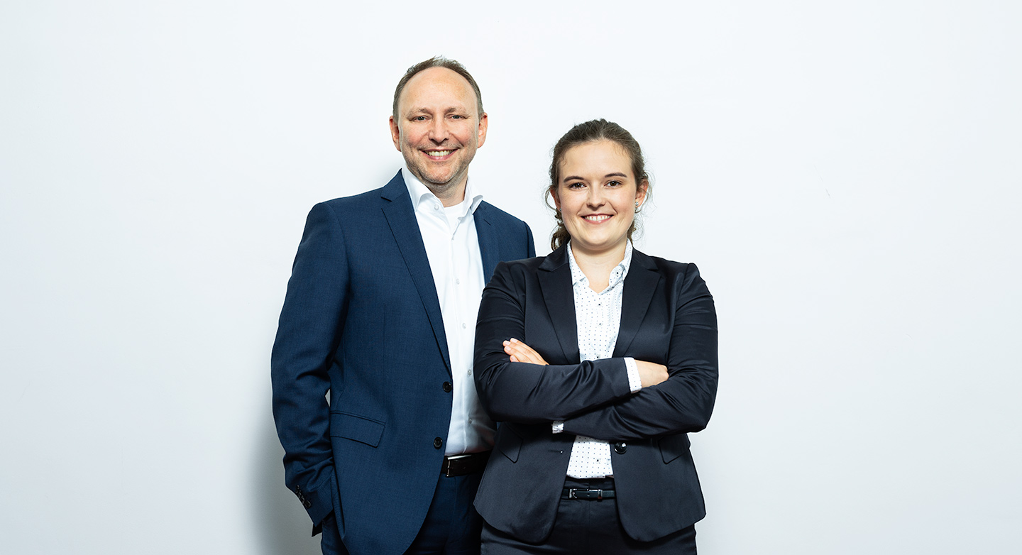 Oliver Vetter und Katharina Elsäßer von Spectrum2HRM